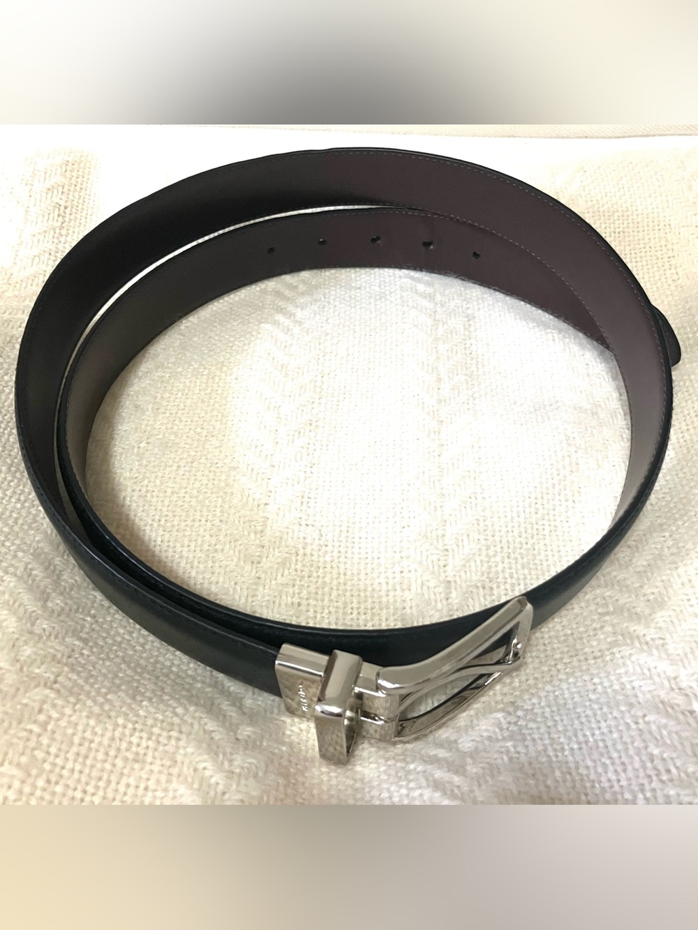 Cole Haan Mens Reversible Belt - Black Brown